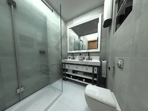 تصميم كابينة شاور رووم بالحمامات الماستر